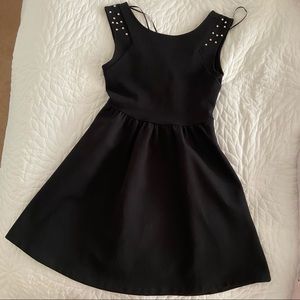 Zara Black Cut-Out Dress